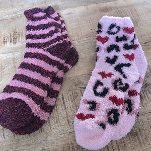 valentine fluffy socks